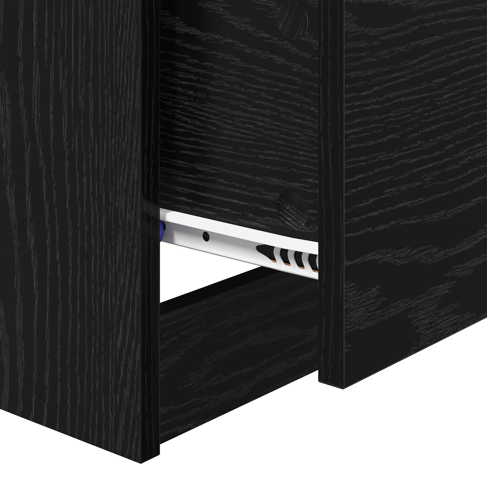 Cabinet de chevet Chêne noir 40 x 40 x 63 cm Bois d'ingénierie - XIOS