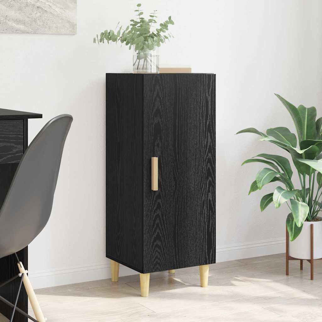 Buffet Chêne noir 34,5 x 34 x 90 cm Bois d'ingénierie - XIOS