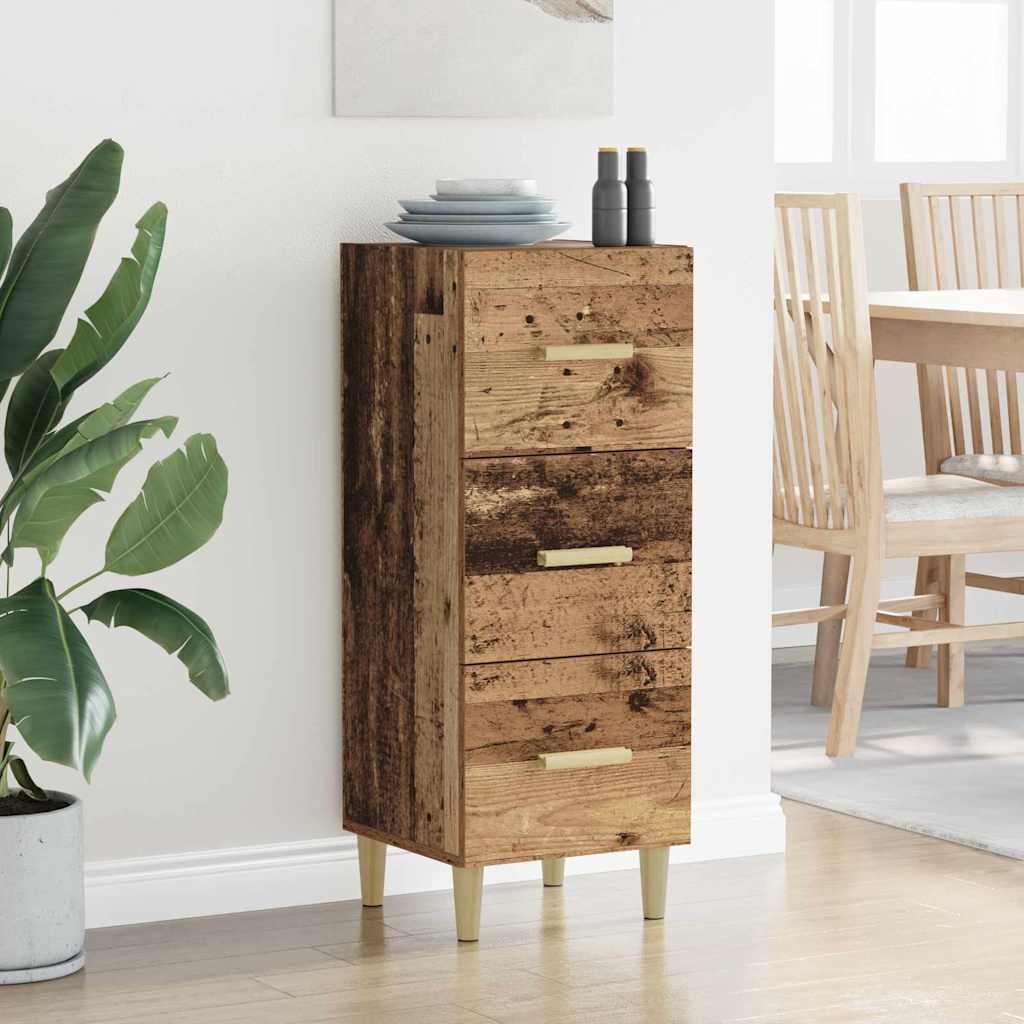 Buffet Bois ancien 34,5 x 34 x 90 cm Bois d'ingénierie - XIOS