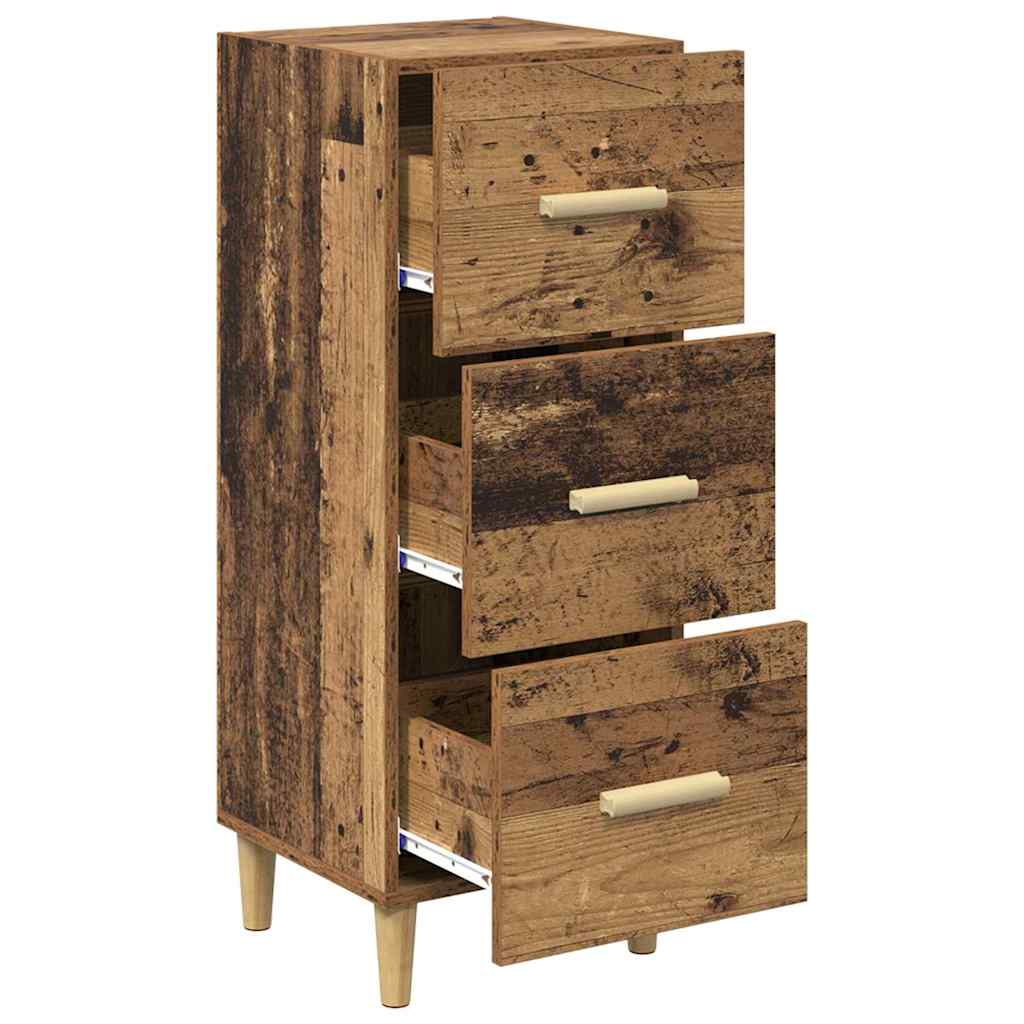 Buffet Bois ancien 34,5 x 34 x 90 cm Bois d'ingénierie - XIOS