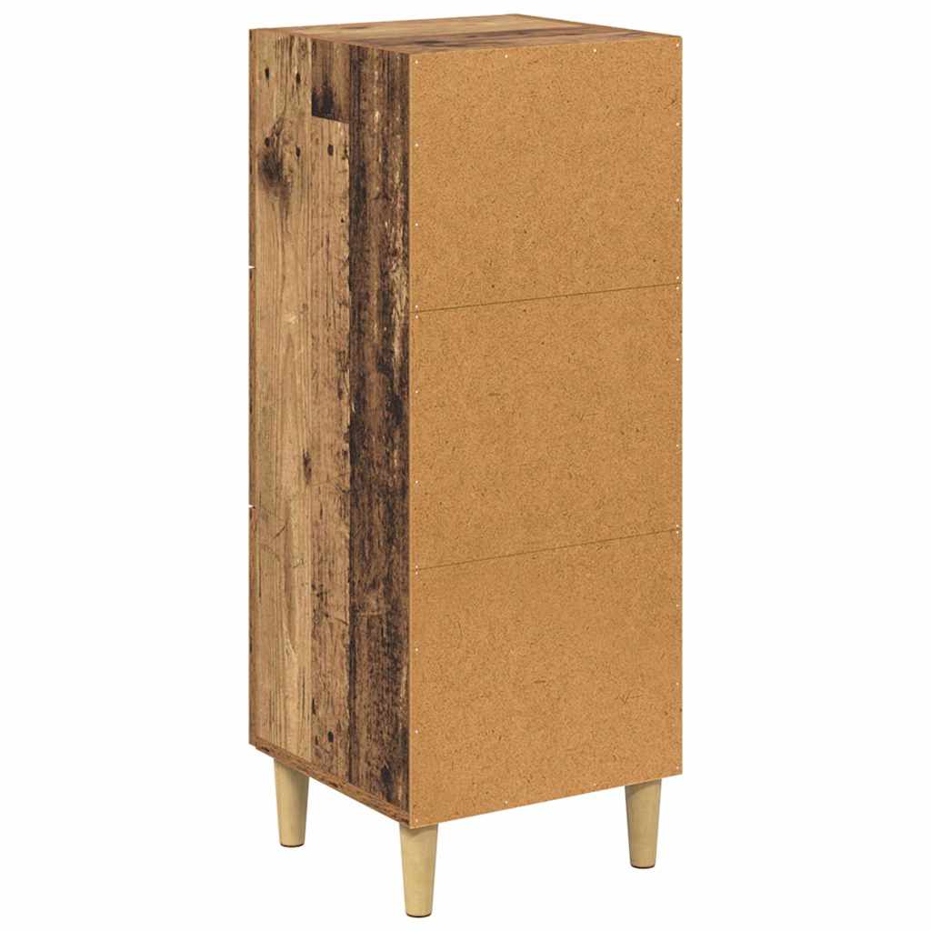Buffet Bois ancien 34,5 x 34 x 90 cm Bois d'ingénierie - XIOS