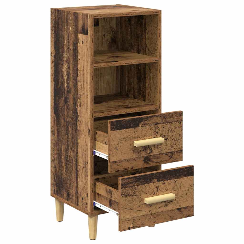 Buffet Bois ancien 34 x 34,5 x 90 cm Bois d'ingénierie - XIOS