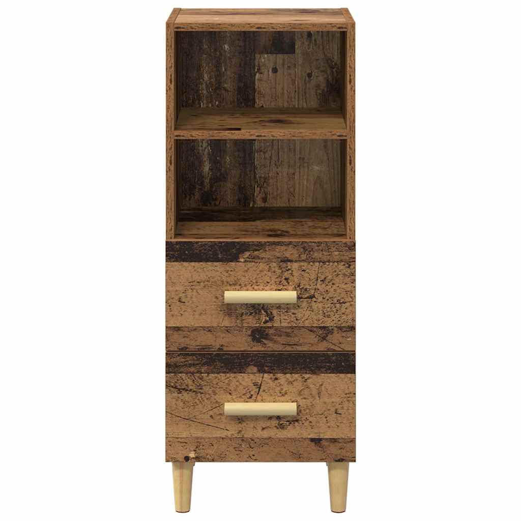 Buffet Bois ancien 34 x 34,5 x 90 cm Bois d'ingénierie - XIOS