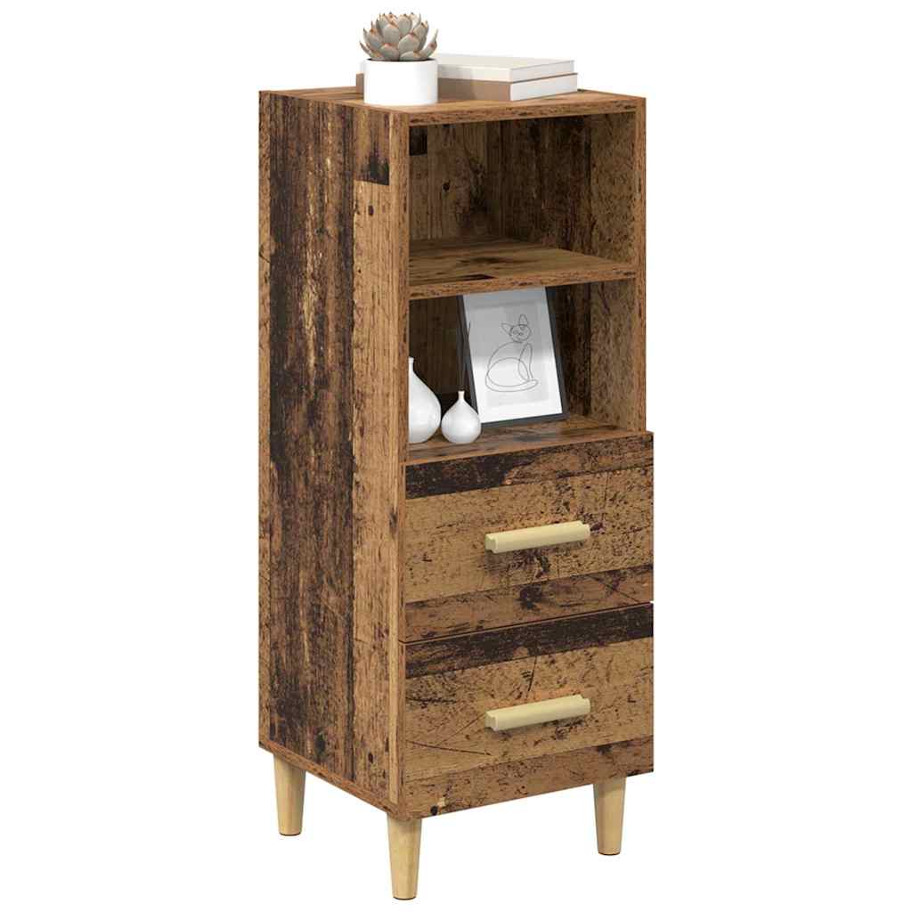 Buffet Bois ancien 34 x 34,5 x 90 cm Bois d'ingénierie - XIOS