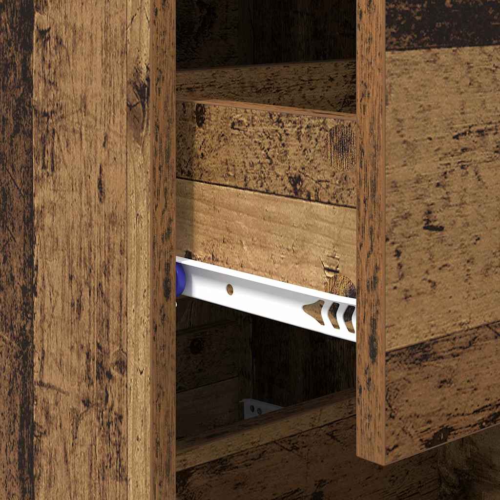 Buffet Bois ancien 34 x 34,5 x 90 cm Bois d'ingénierie - XIOS