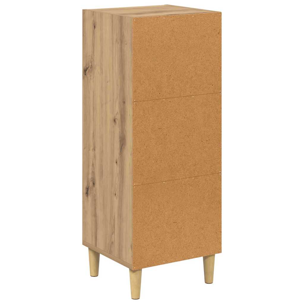 Buffet chêne artisanal 32.5 x 34.5 x 90 cm Bois d'ingénierie - XIOS