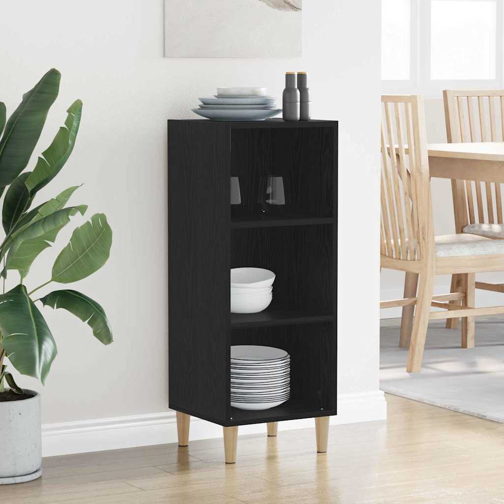 Buffet Chêne noir 32.5 x 34.5 x 90 cm Bois d'ingénierie - XIOS