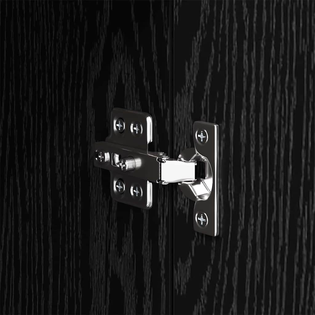 Chêne noir 34,5 x 32,5 x 90 cm Bois d'ingénierie - XIOS