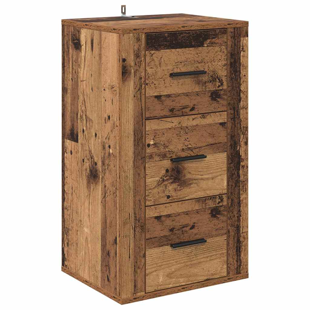 Buffet Bois ancien 40 x 33 x 70 cm Bois d'ingénierie - XIOS