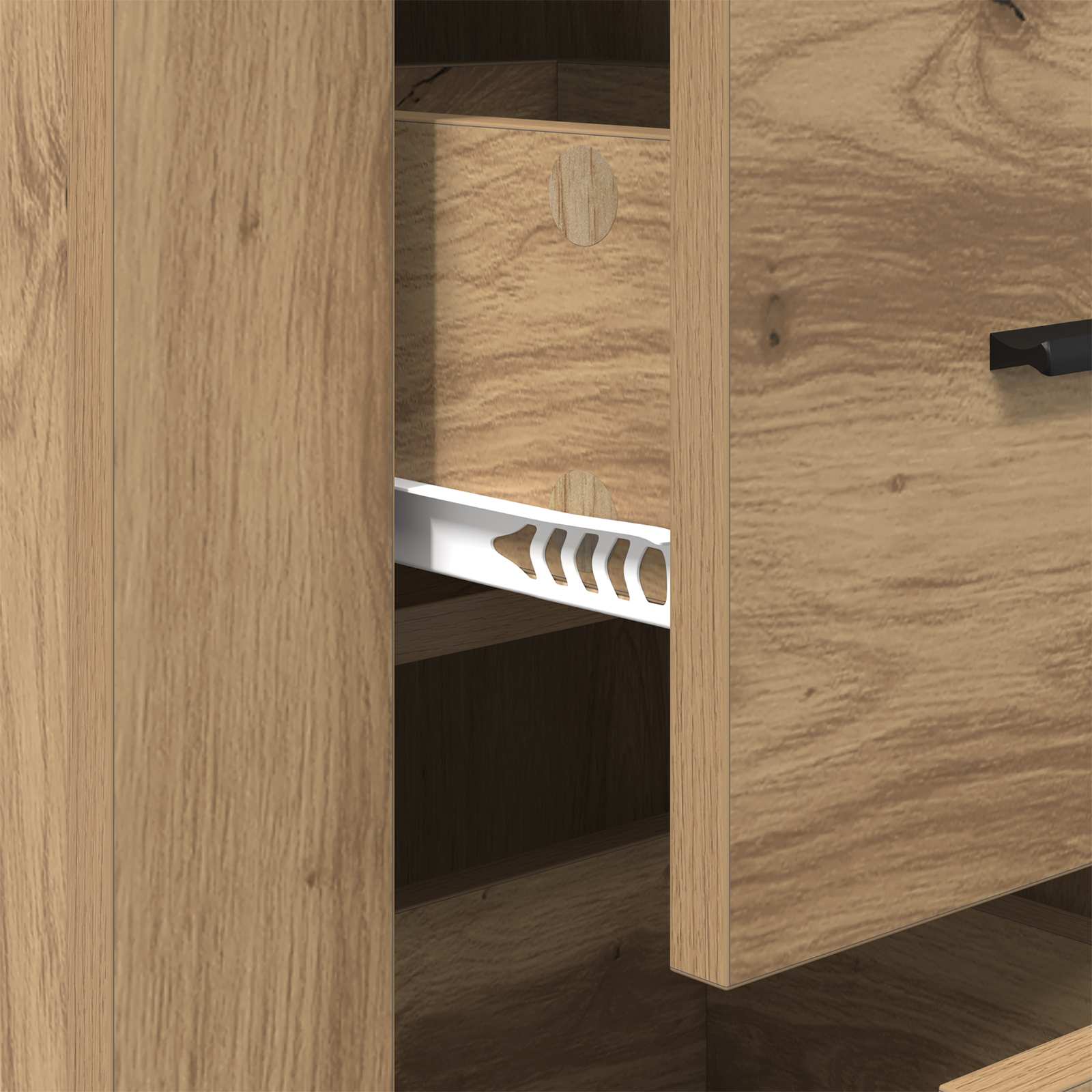 Buffet Chêne artisanal 40 x 33 x 70 cm Bois d'ingénierie - XIOS