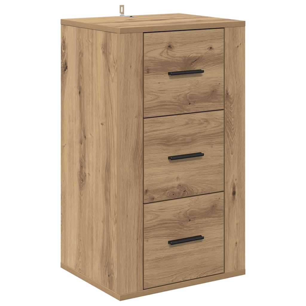 Buffet chêne artisanal 40 x 33 x 70 cm Bois d'ingénierie