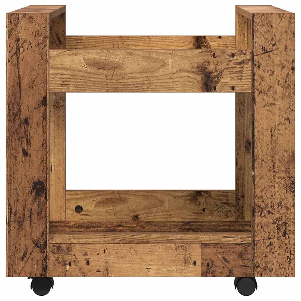Trolley de Bureau Bois Ancien 60 x 45 x 60 cm Bois d'ingénierie - XIOS