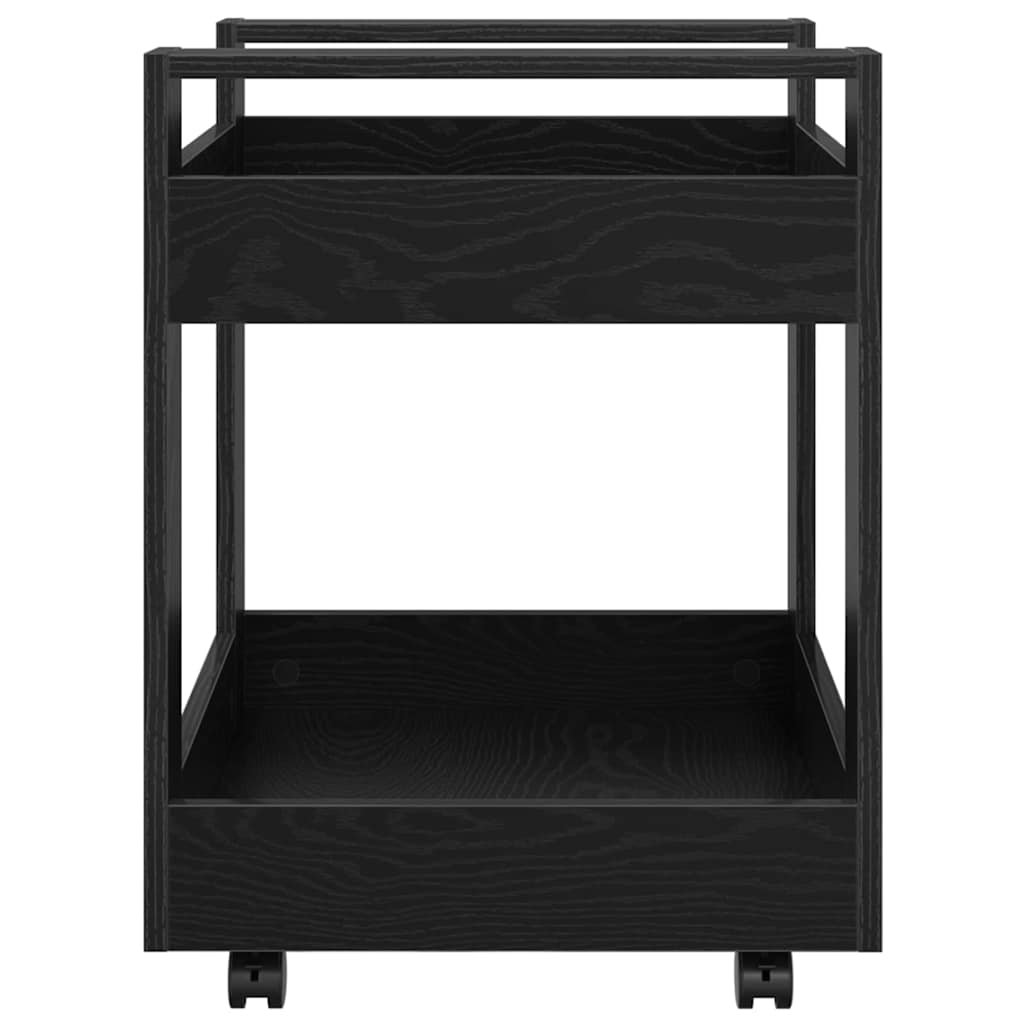 Trolley de Bureau Chêne noir 60 x 45 x 60 cm Bois d'ingénierie - XIOS