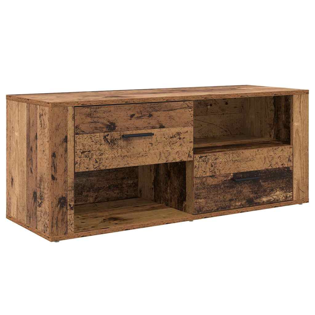Meuble TV Bois Ancien 100 x 35 x 40 cm Bois d'ingénierie - XIOS