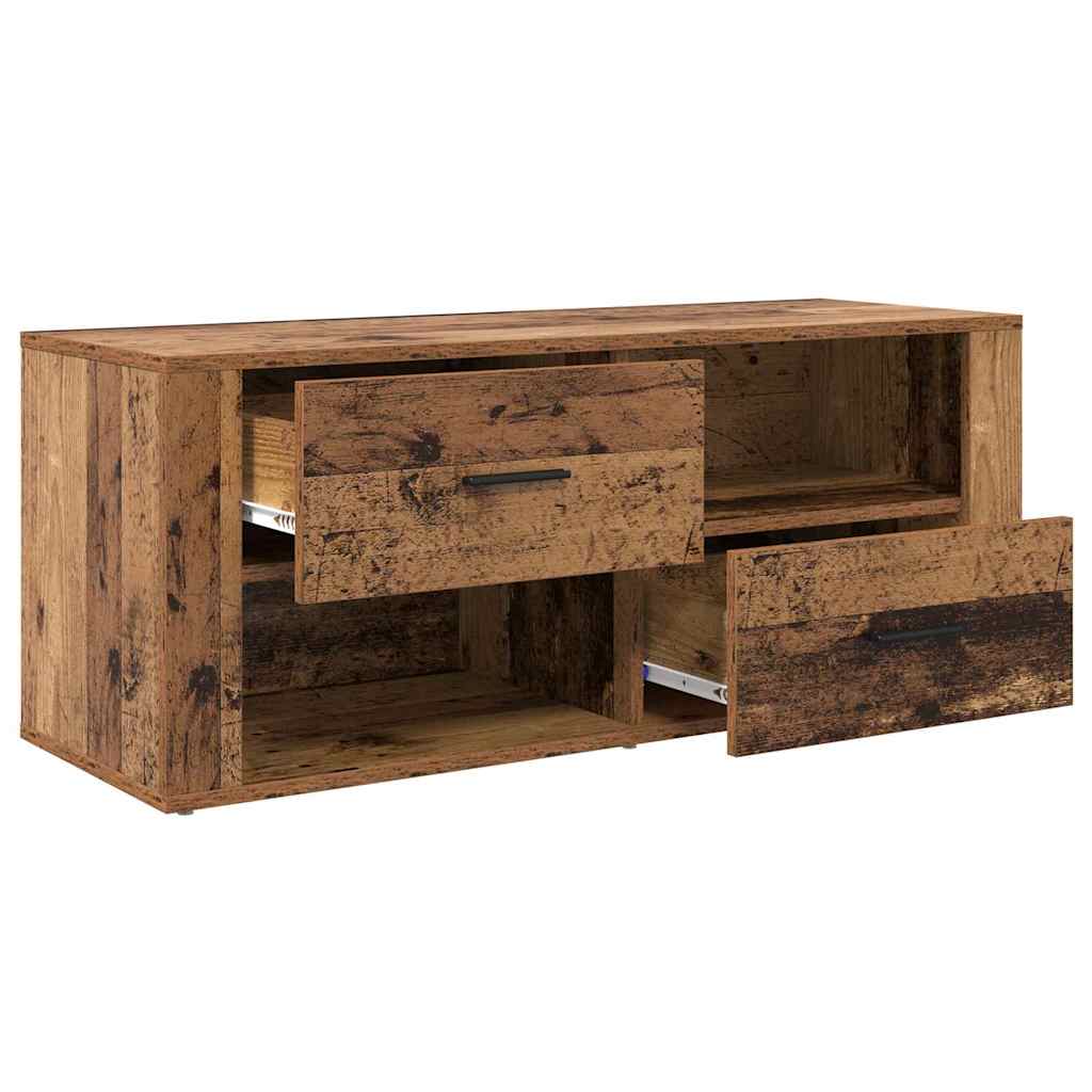Meuble TV Bois Ancien 100 x 35 x 40 cm Bois d'ingénierie - XIOS