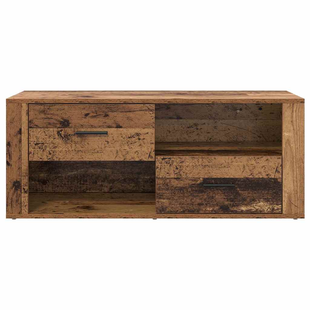 Meuble TV Bois Ancien 100 x 35 x 40 cm Bois d'ingénierie - XIOS