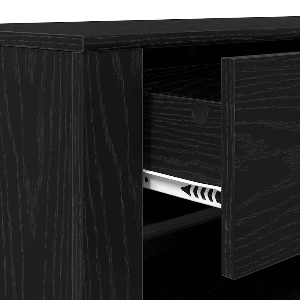 Meuble TV Chêne noir 100 x 35 x 40 cm Bois d'ingénierie - XIOS