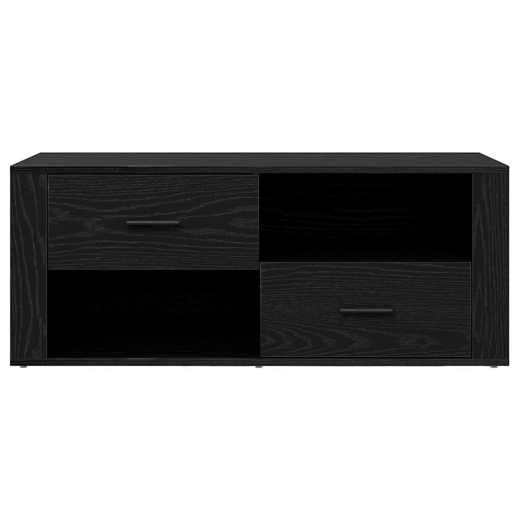 Meuble TV Chêne noir 100 x 35 x 40 cm Bois d'ingénierie - XIOS