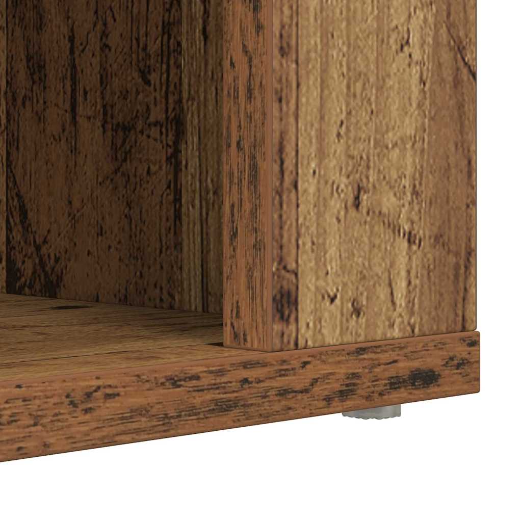 Rack à chaussures Bois ancien 75 x 35 x 45 cm Bois d'ingénierie - XIOS