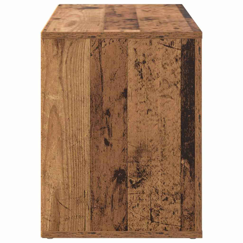 Rack à chaussures Bois ancien 75 x 35 x 45 cm Bois d'ingénierie - XIOS