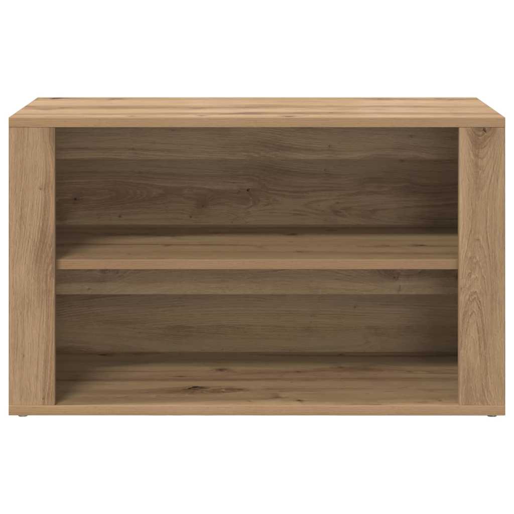 Rack à chaussures avec étagère chêne artisanal 75 x 35 x 45 cm - XIOS