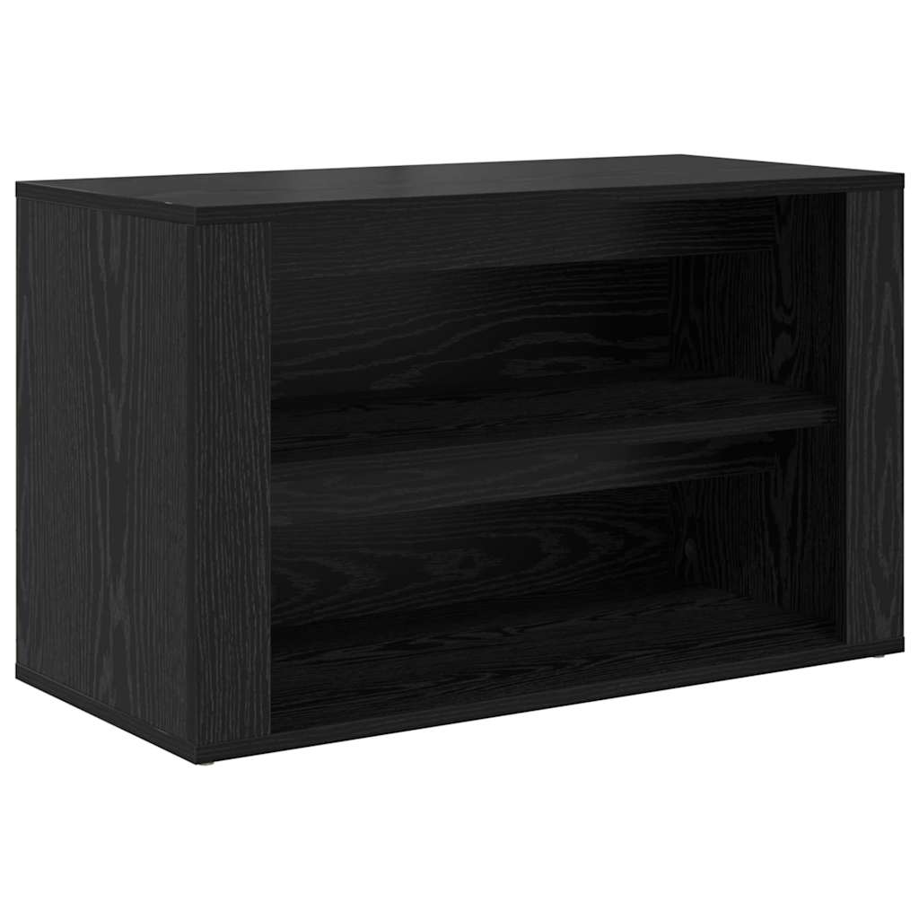 Rack à chaussures Chêne noir 75 x 35 x 45 cm Bois d'ingénierie - XIOS