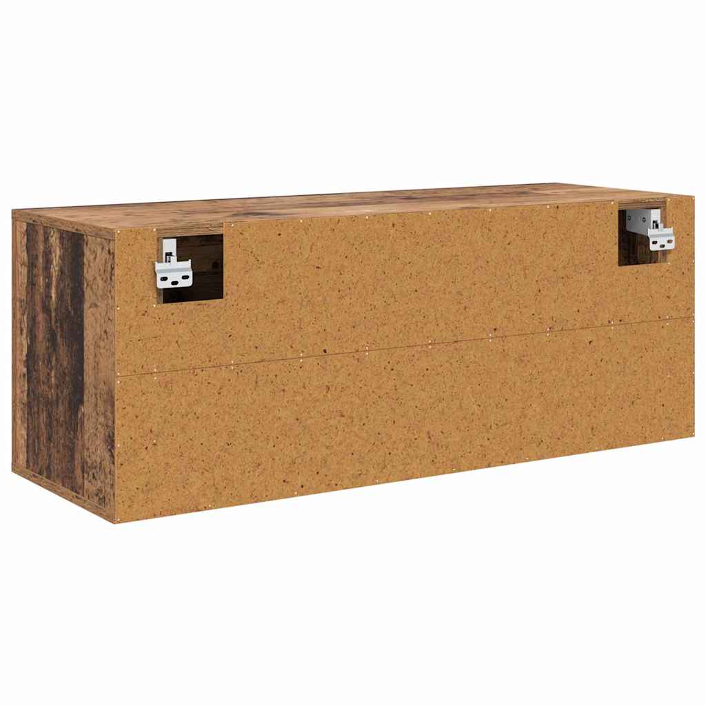 Cabinet à chaussures avec étagère Bois ancien 100 x 35 x 38 cm - XIOS