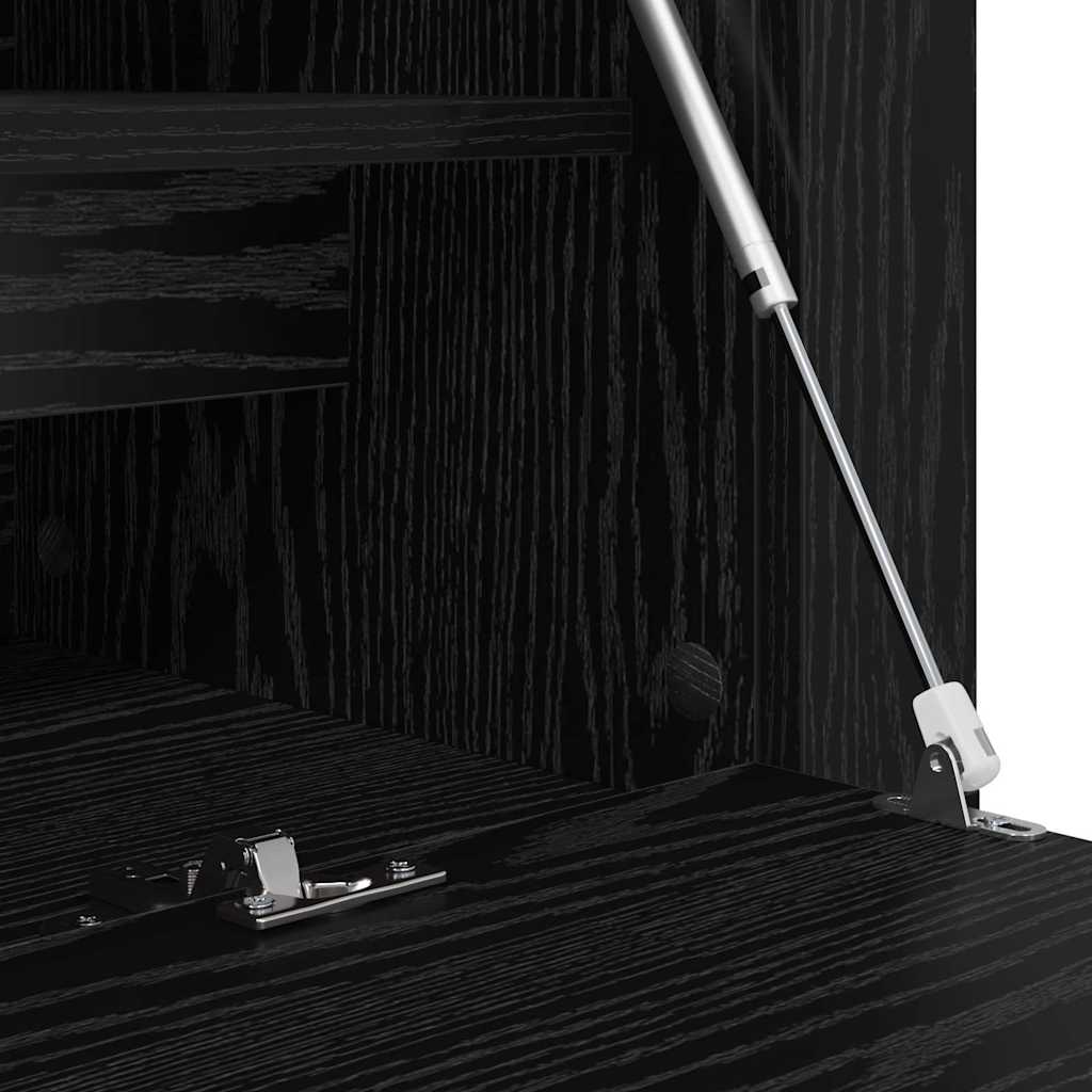 Cabinet à chaussures avec étagère Chêne noir 100 x 35 x 38 cm XIOS