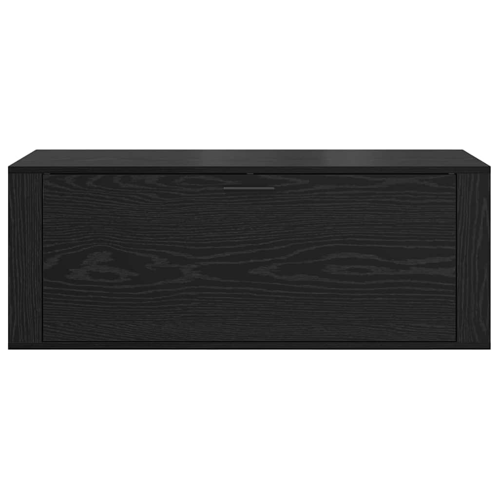 Cabinet à chaussures avec étagère Chêne noir 100 x 35 x 38 cm XIOS
