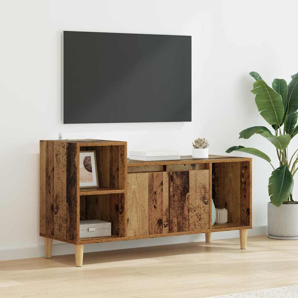 Meuble TV Bois Ancien 100 x 35 x 55 cm Bois d'ingénierie - XIOS