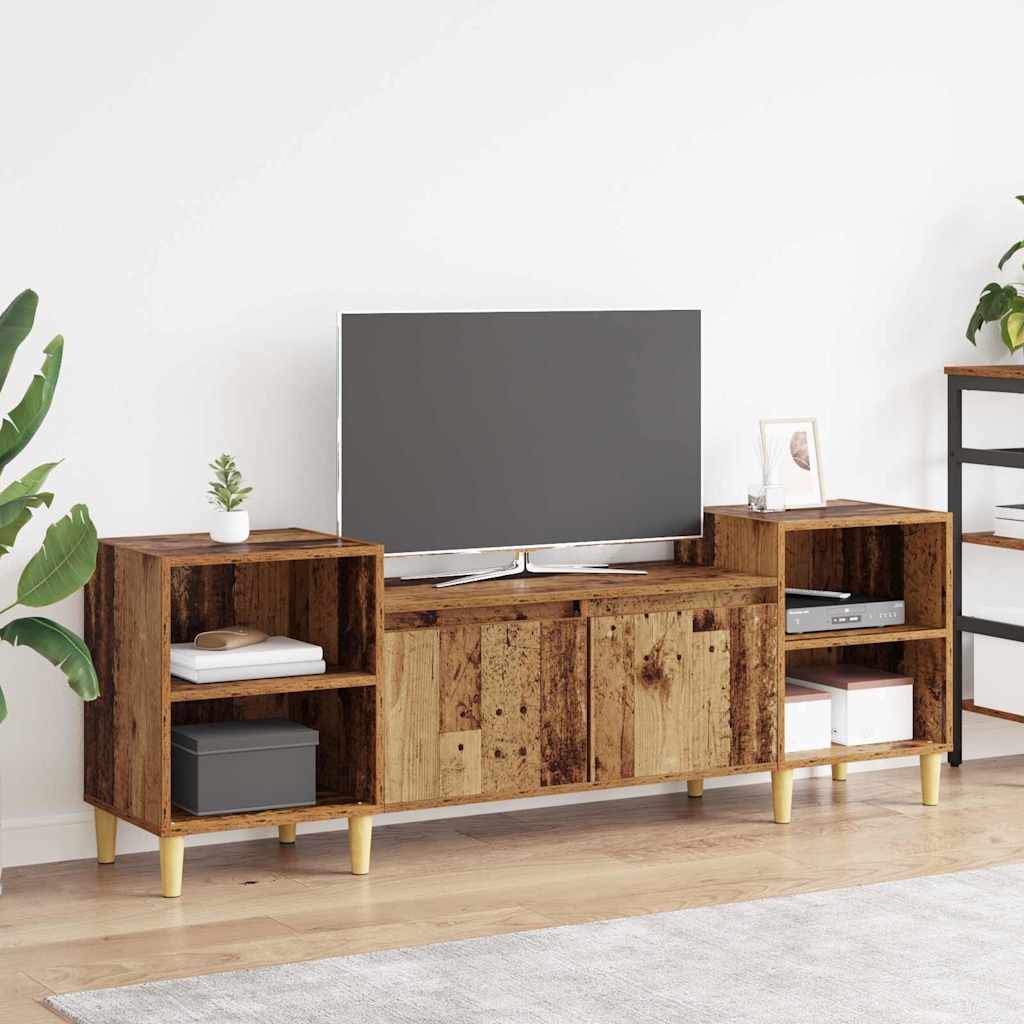 Meuble TV Bois Ancien 160 x 35 x 55 cm Bois d'ingénierie - XIOS