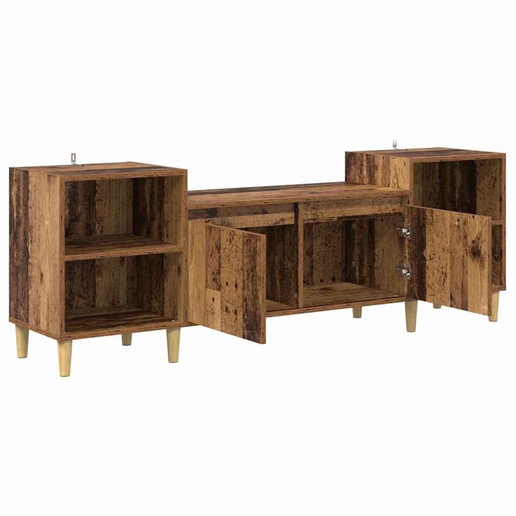 Meuble TV Bois Ancien 160 x 35 x 55 cm Bois d'ingénierie - XIOS