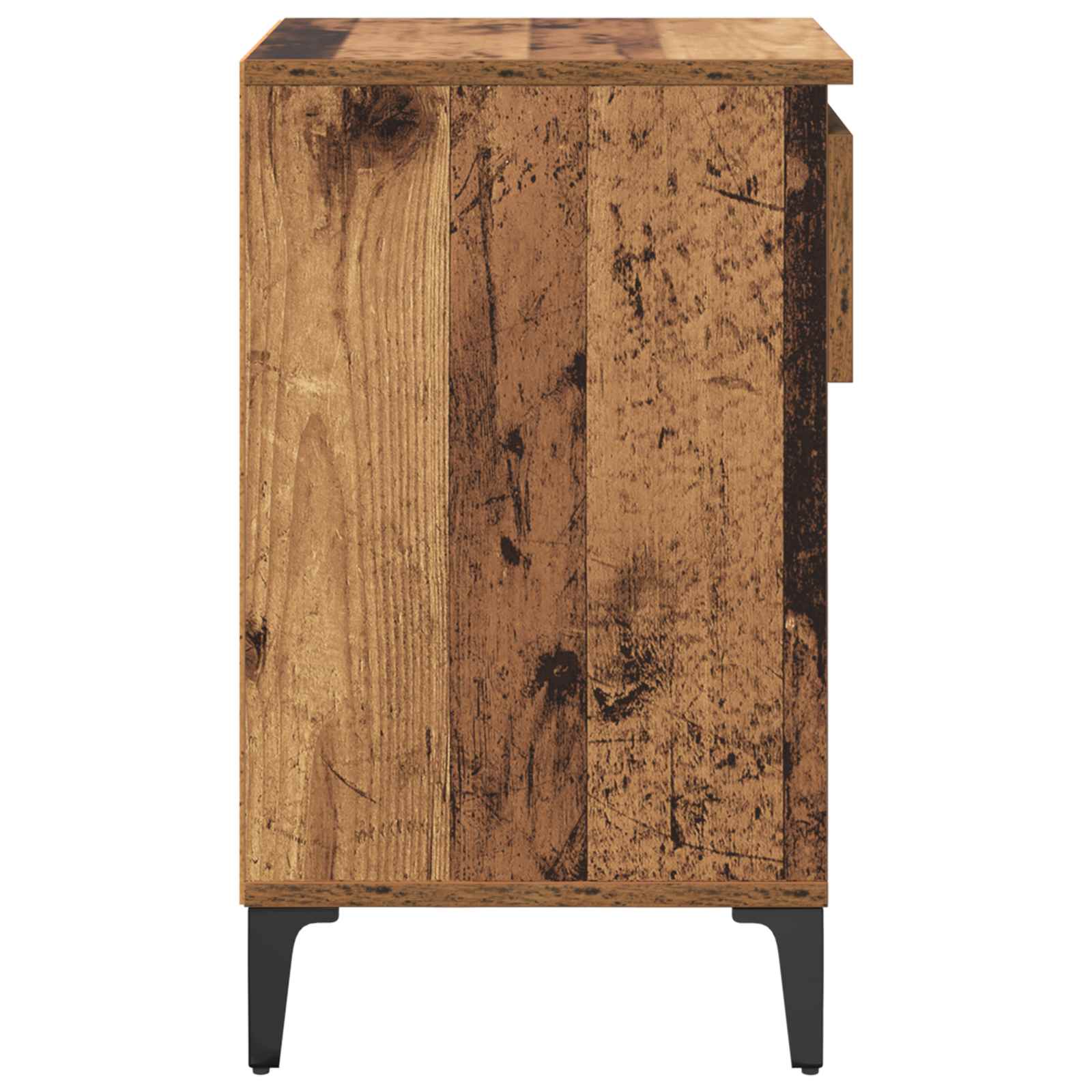 Cabinet à chaussures avec tiroir Bois ancien 102 x 36 x 60 cm - XIOS