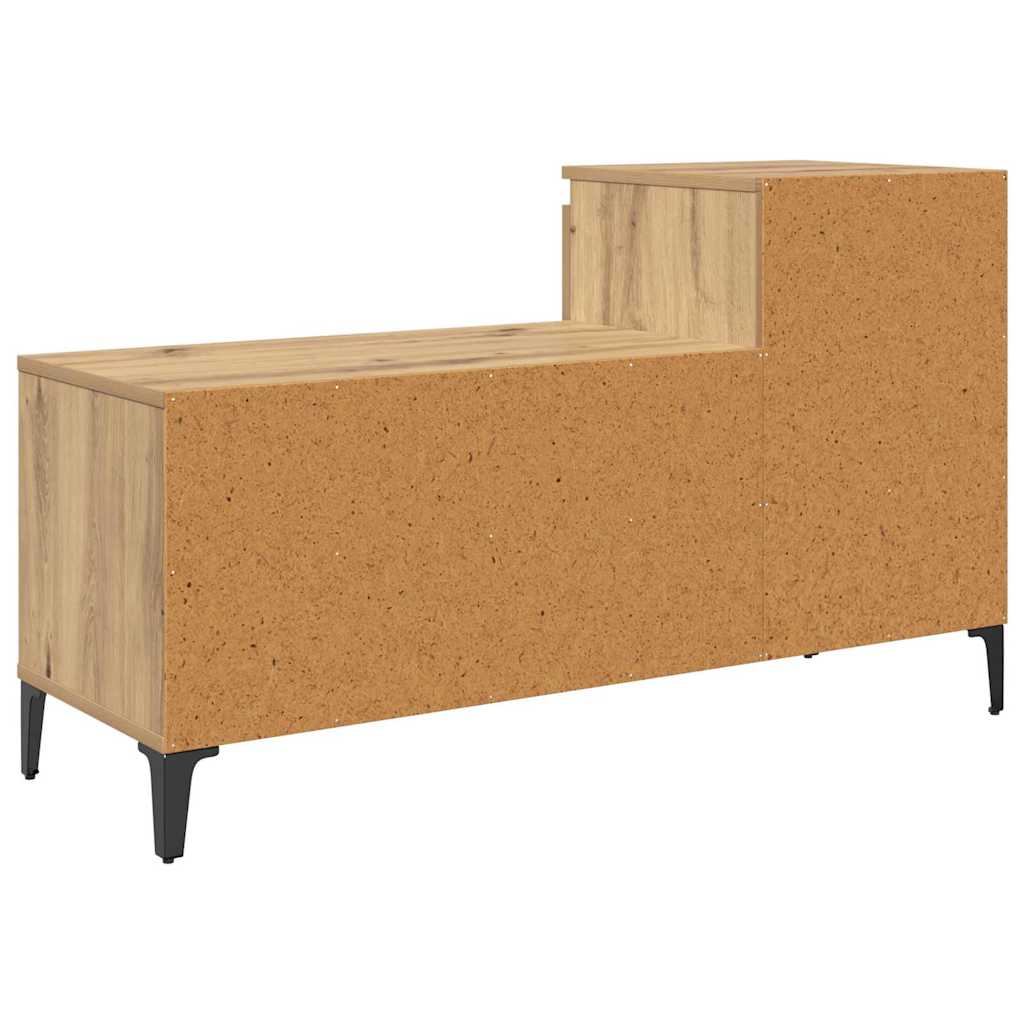 Cabinet à chaussures chêne artisanal 102 x 36 x 60 cm - XIOS