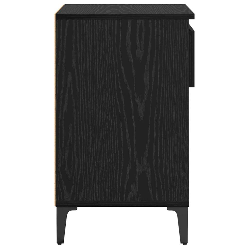 Cabinet à chaussures avec tiroir Chêne noir 102 x 36 x 60 cm - XIOS