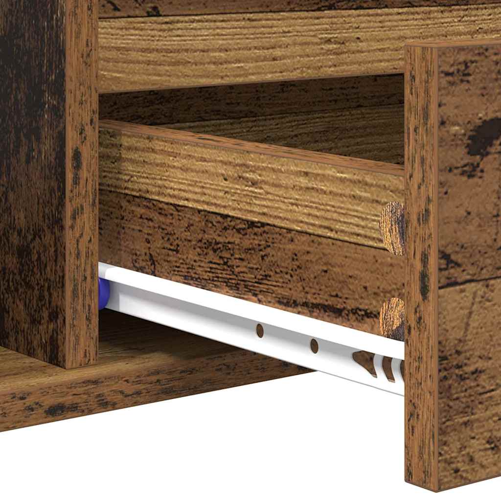 Table basse Bois ancien 90 x 49 x 45 cm Bois d'ingénierie - XIOS