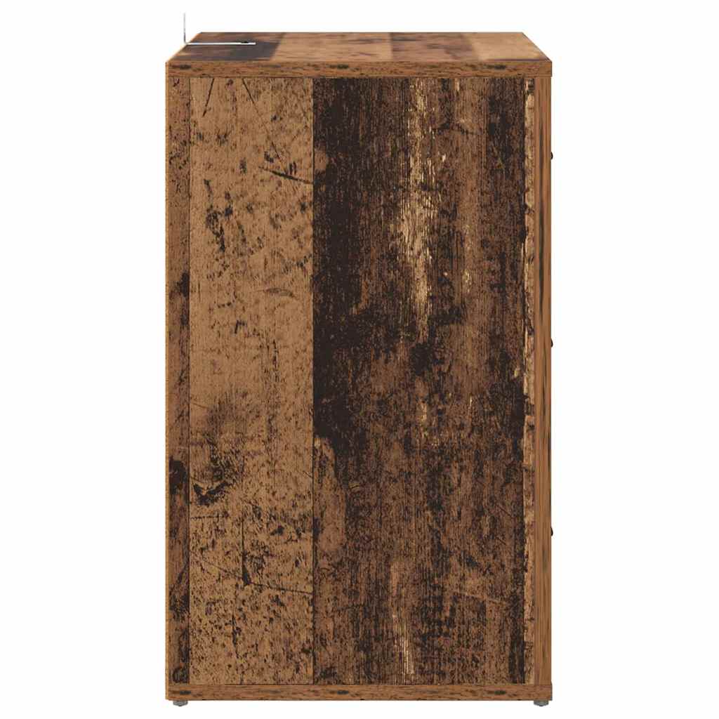 Cabinet de chevet Bois ancien 50 x 36 x 60 cm Bois d'ingénierie - XIOS