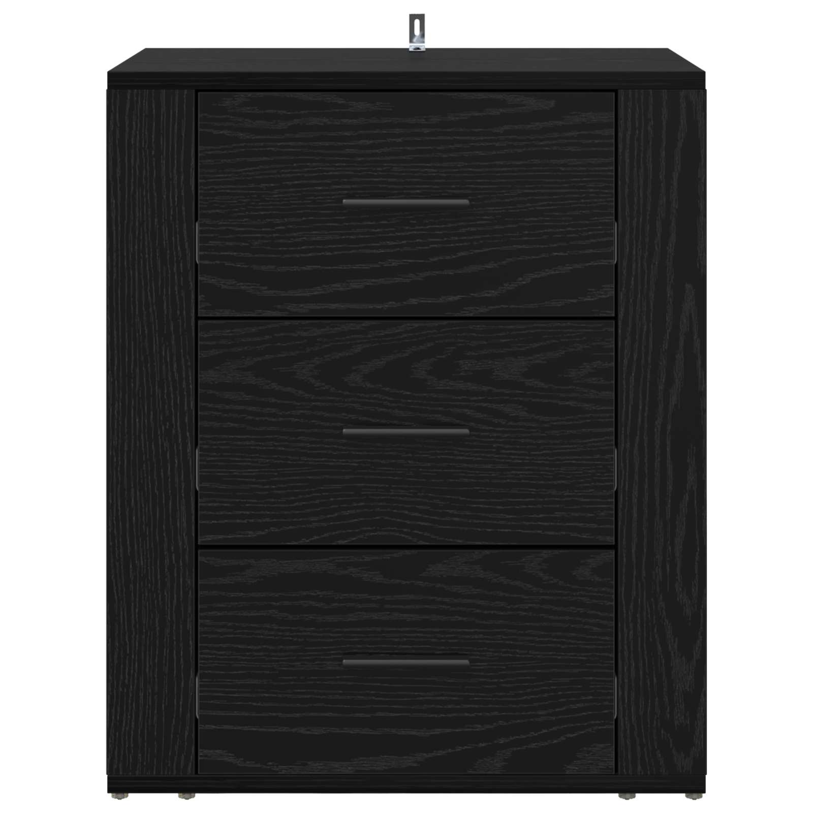 Cabinet de chevet Chêne noir 35 x 50 x 60 cm Bois d'ingénierie - XIOS