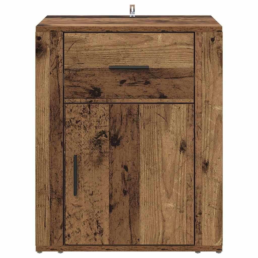 Cabinet de chevet Bois ancien 50 x 36 x 60 cm Bois d'ingénierie - XIOS