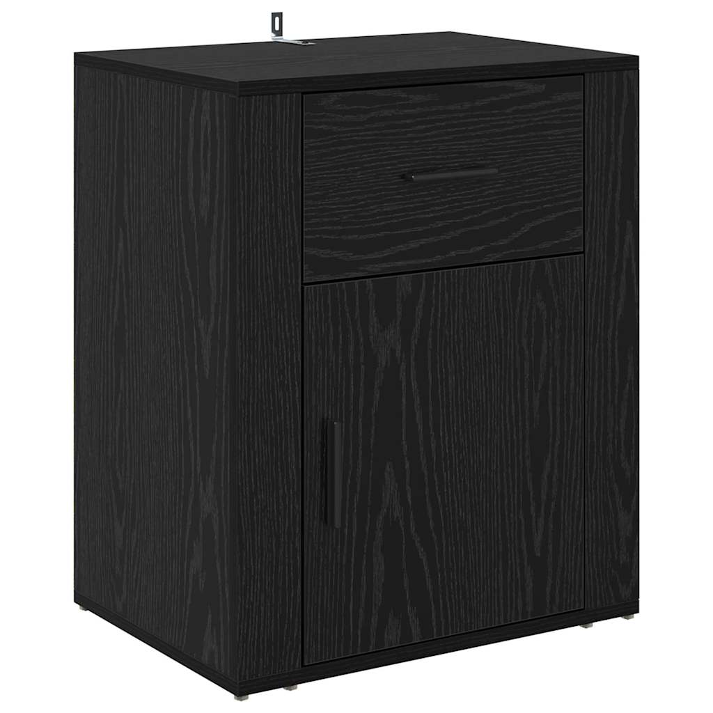 Cabinet de chevet Chêne noir 50 x 36 x 60 cm Bois d'ingénierie