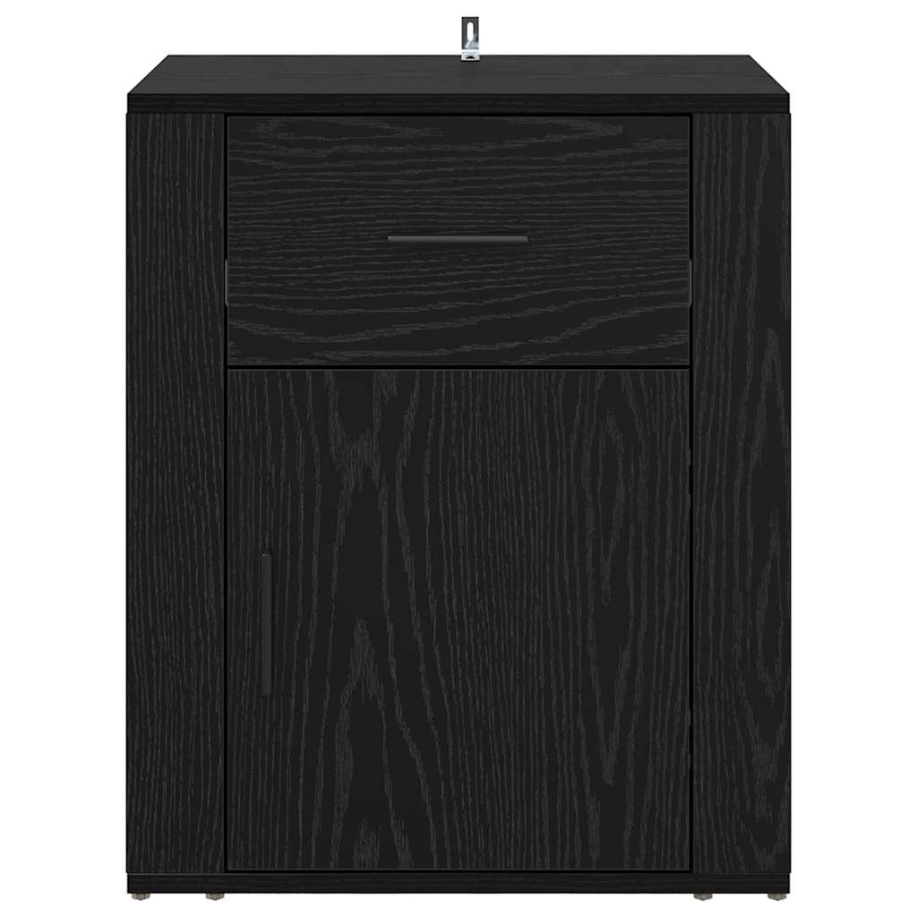 Cabinet de chevet Chêne noir 50 x 36 x 60 cm Bois d'ingénierie - XIOS