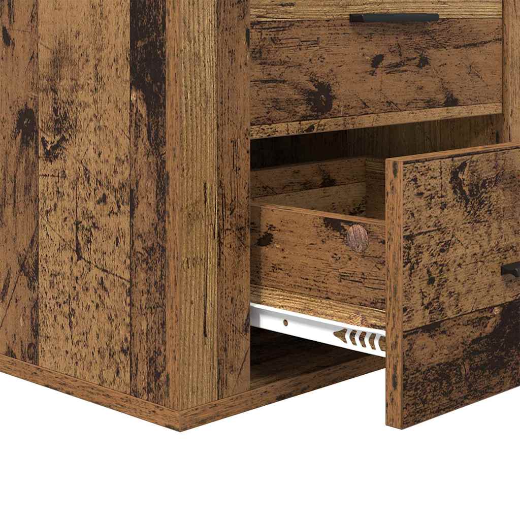 Cabinet de chevet Bois ancien 50 x 36 x 60 cm Bois d'ingénierie - XIOS
