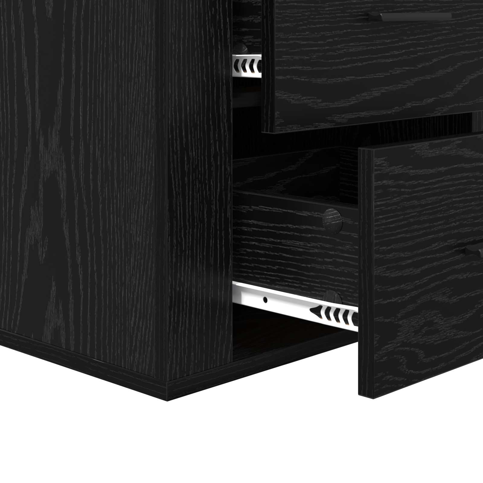 Cabinet de chevet Chêne noir 35 x 50 x 60 cm Bois d'ingénierie - XIOS