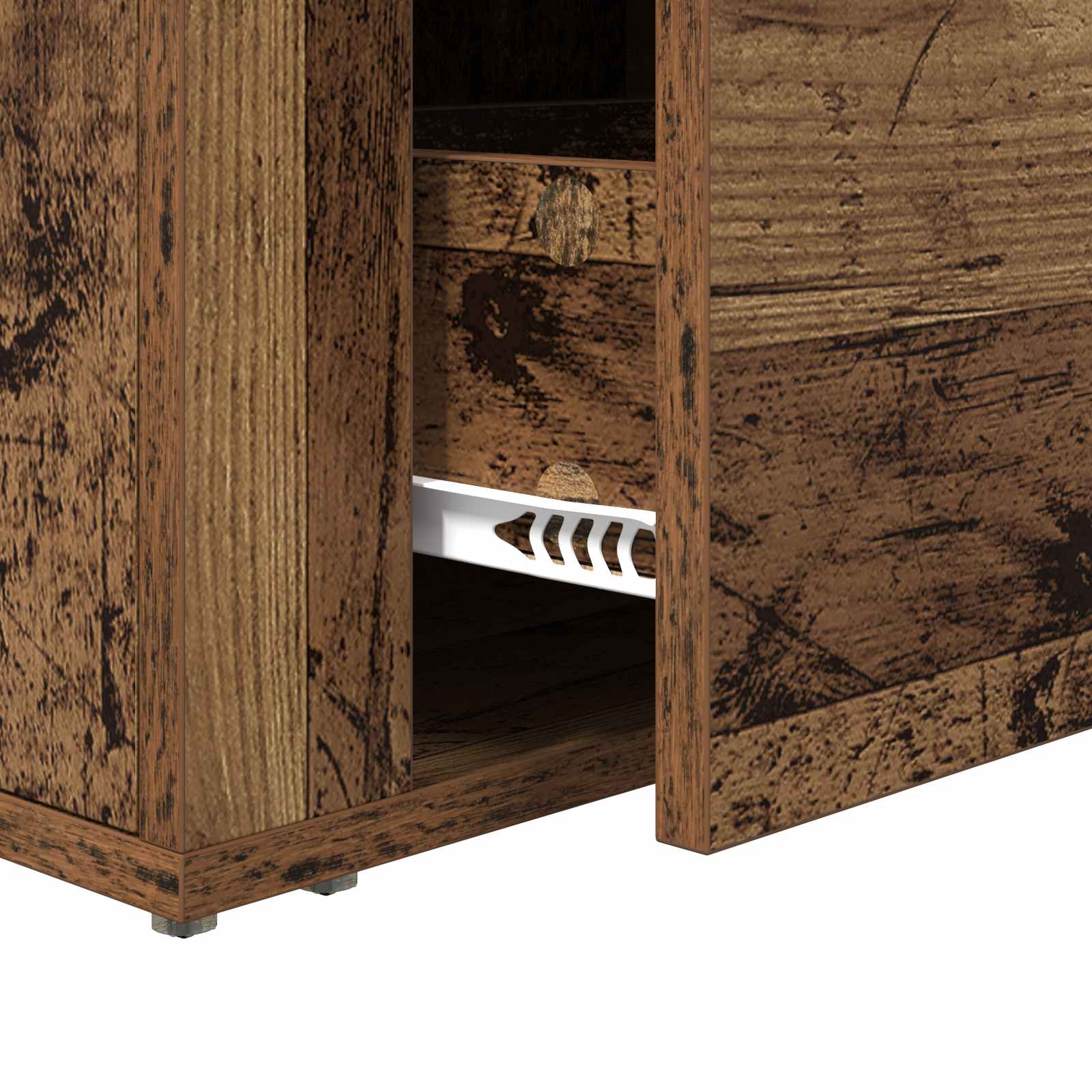 Cabinet de chevet Bois ancien 35 x 60 x 50 cm Bois d'ingénierie - XIOS