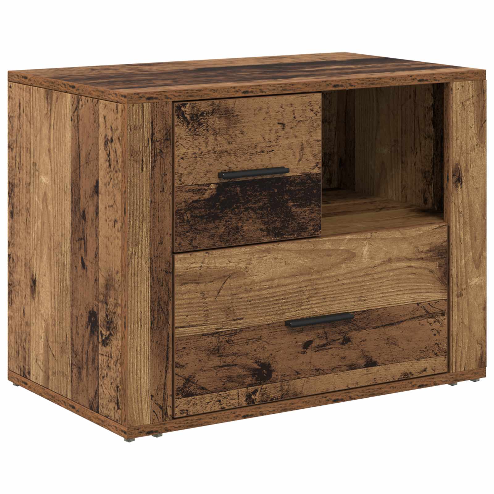 Cabinet de chevet Bois ancien 35 x 60 x 50 cm Bois d'ingénierie - XIOS