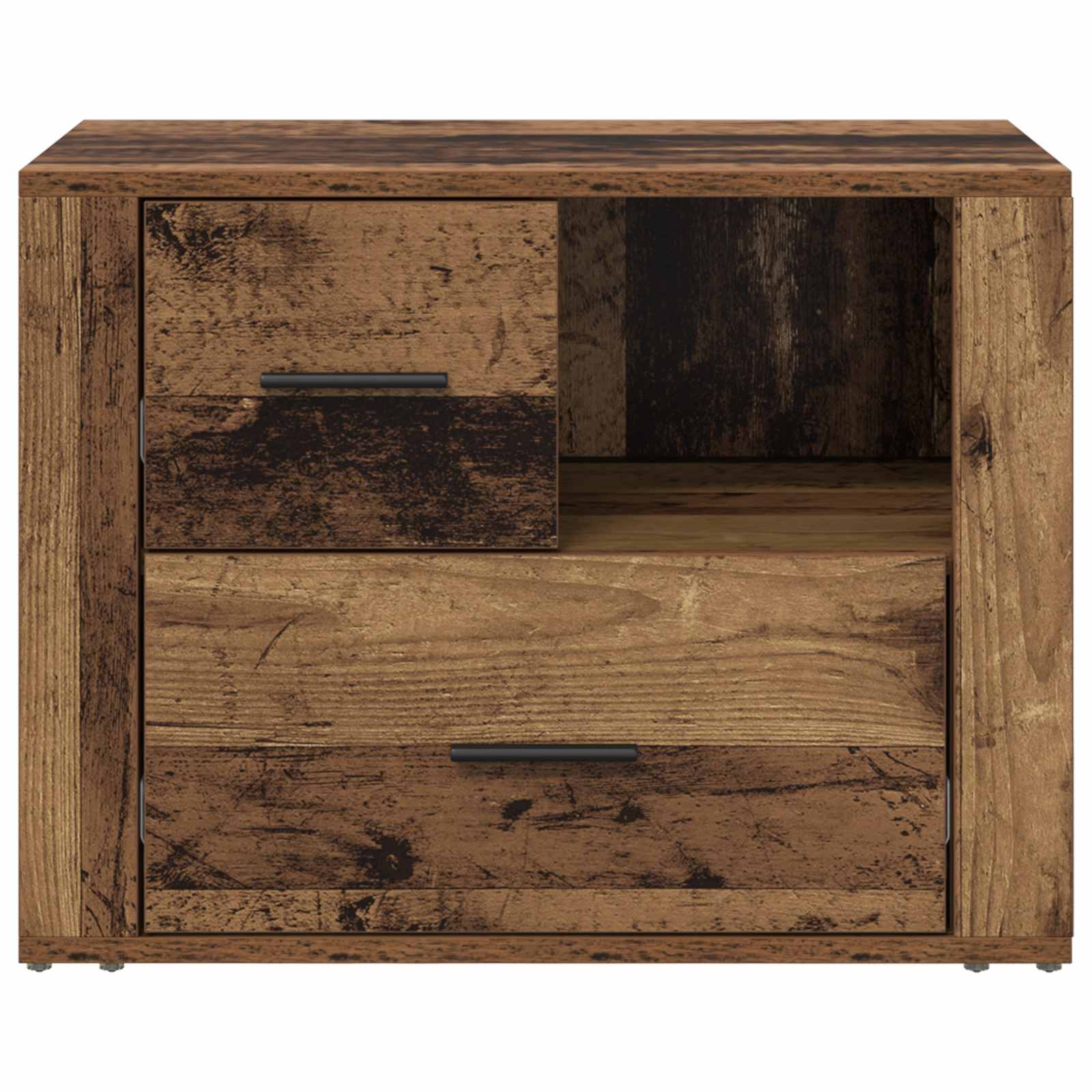 Cabinet de chevet Bois ancien 35 x 60 x 50 cm Bois d'ingénierie - XIOS
