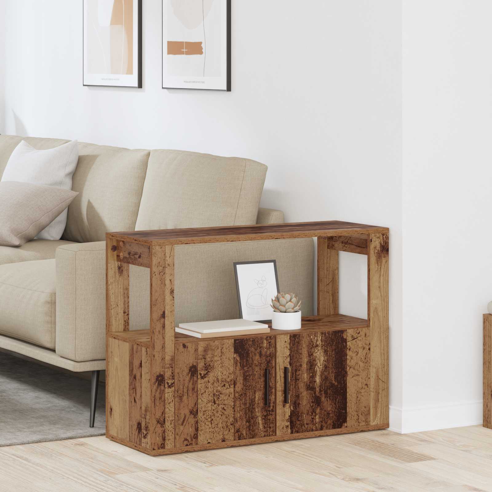 Buffet Bois ancien 80 x 30 x 60 cm Bois d'ingénierie - XIOS
