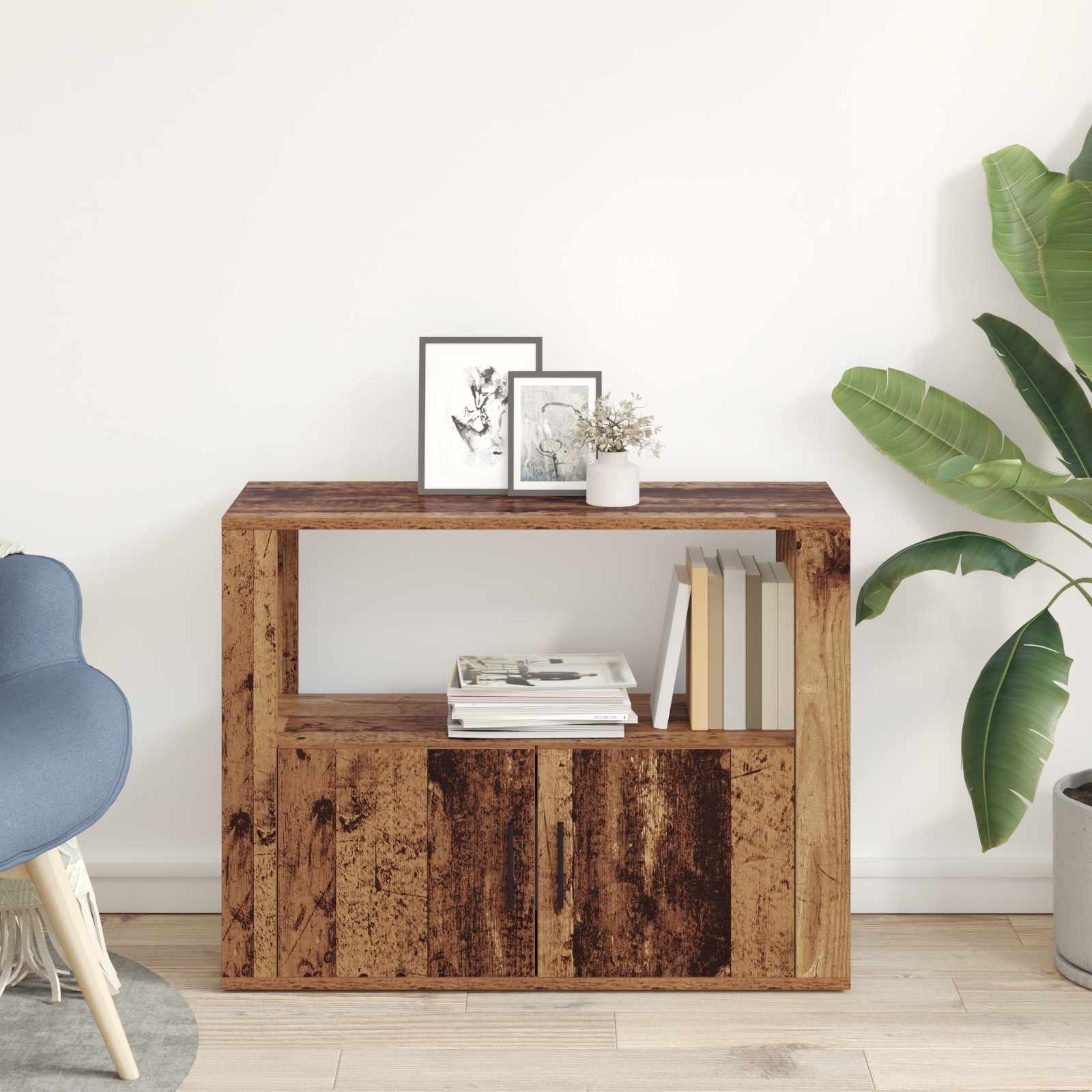 Buffet Bois ancien 80 x 30 x 60 cm Bois d'ingénierie - XIOS