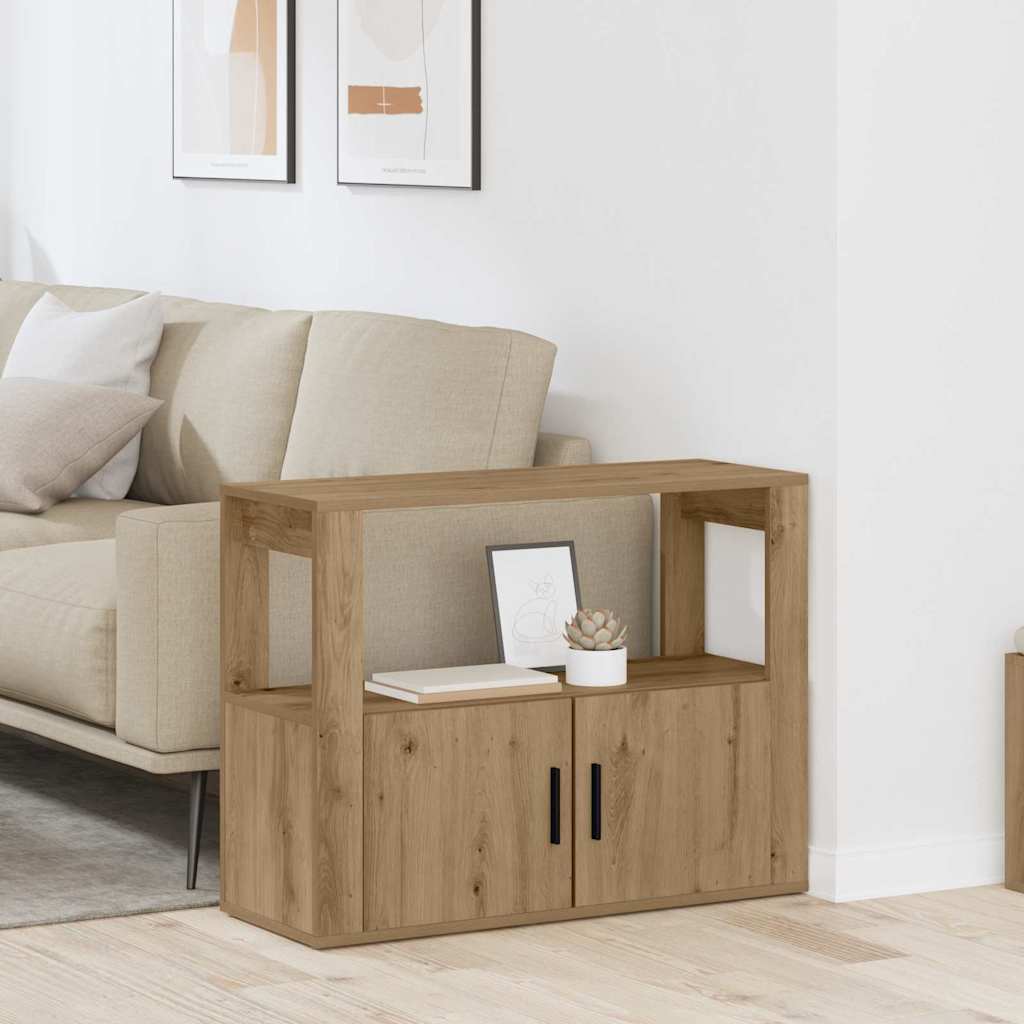 Buffet chêne artisanal 80 x 30 x 60 cm Bois d'ingénierie