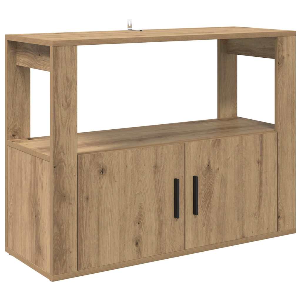 Buffet chêne artisanal 80 x 30 x 60 cm Bois d'ingénierie
